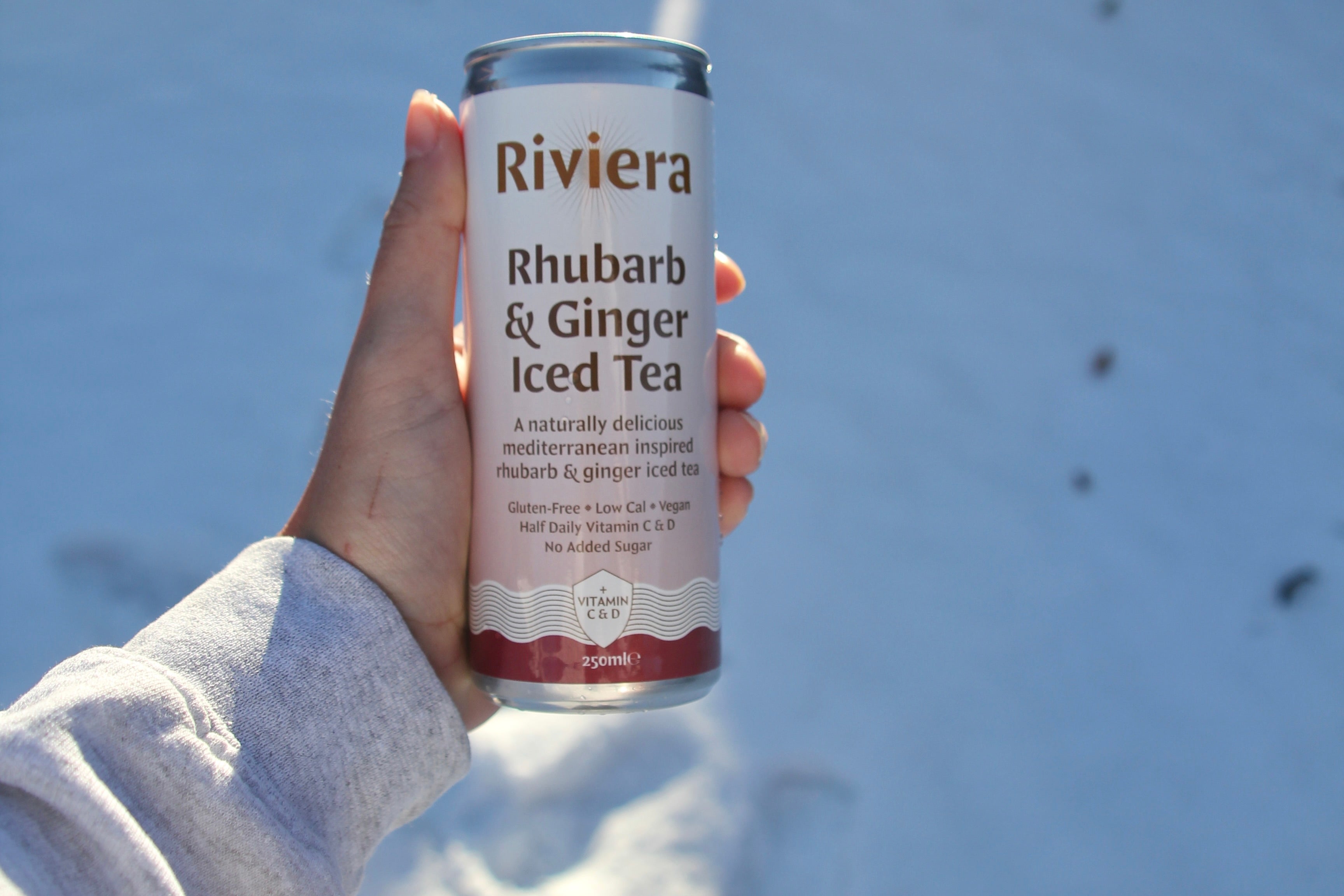 Riviera Rhubarb & Ginger iced tea