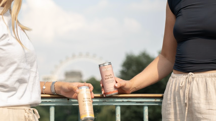 Riviera Iced Tea cans: still, low calorie iced tea brewed in the UK